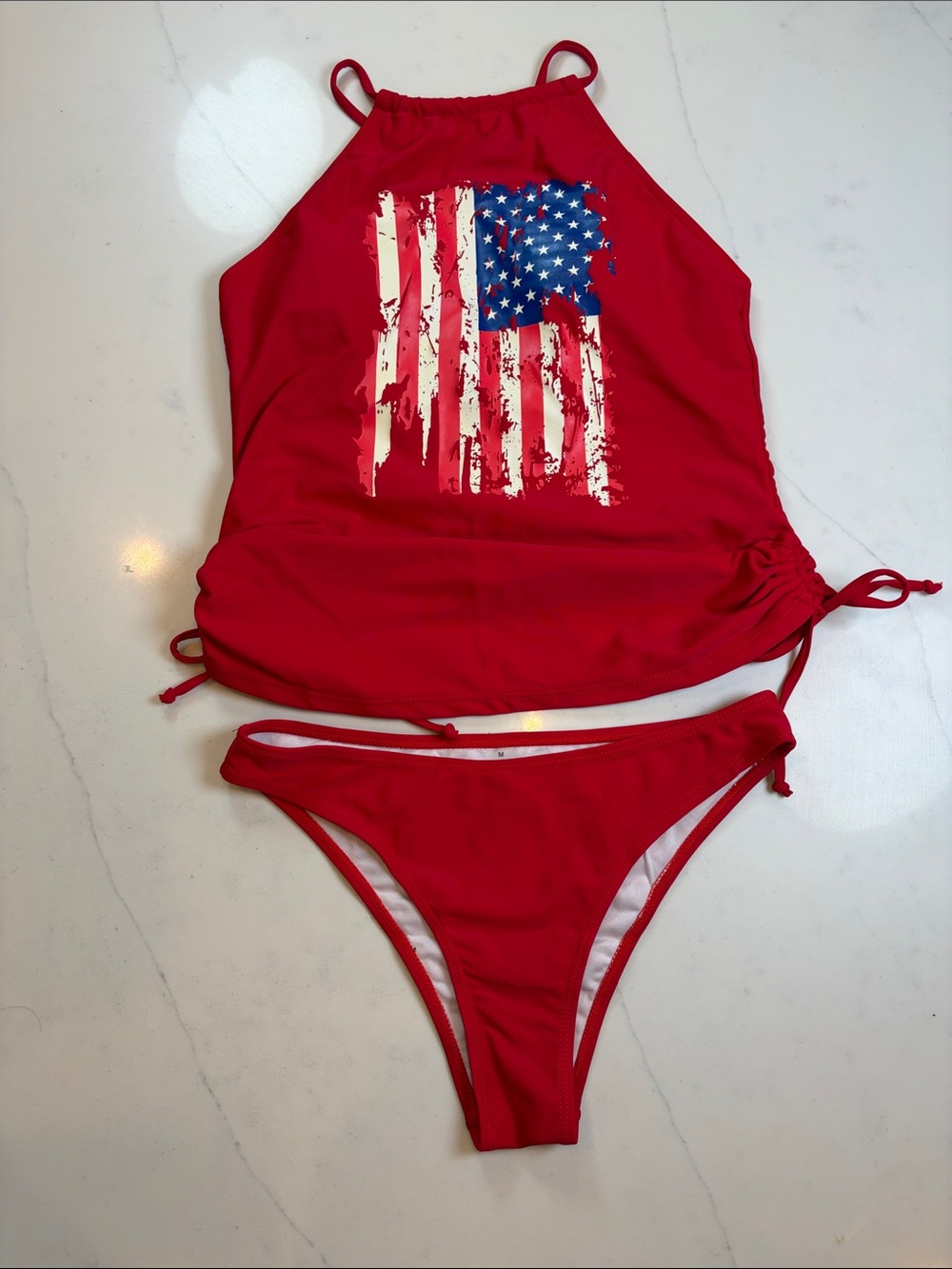American Flag Tankini Set